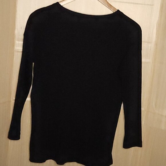 J. Jill Petite Supima Cotton V Neck Small - Picture 2 of 6